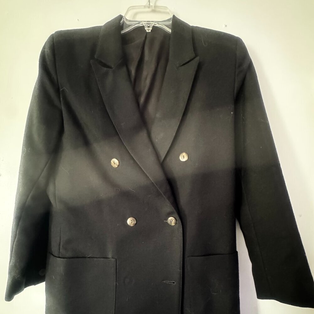 Vintage 1990's Black Blazer BREECHES brand size 4 womens like new
